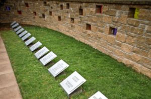 Gedenken an die Opfer im  KZ Welzheim