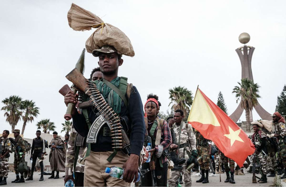 Die Volksbefreiungsfront von Tigray kämpft gegen die äthiopische Regierung. (Archivbild) Foto: AFP/YASUYOSHI CHIBA