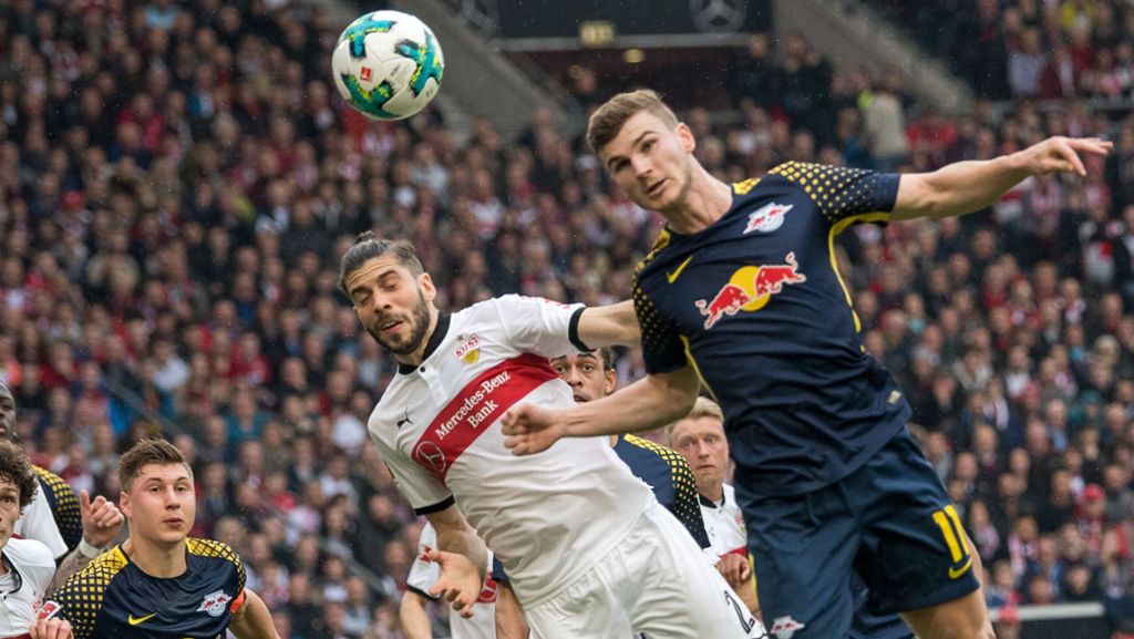 VfB Stuttgart gegen RB Leipzig: Pfiffe und Sprechchöre gegen Timo Werner