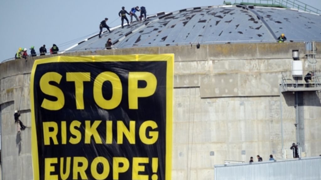 AKW Fessenheim: Greenpeace-Aktion am Pannenreaktor