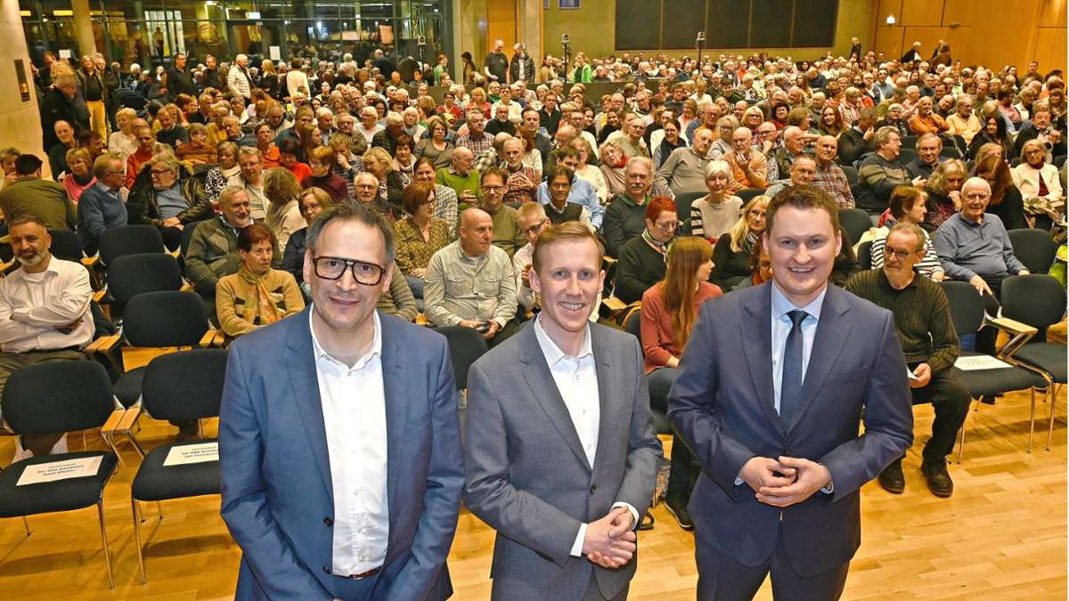 Bürgermeister-Wahl in Freiberg am Neckar: Vom Klima-Kandidat bis zum Realisten: Wahlkampf geht in heiße Phase