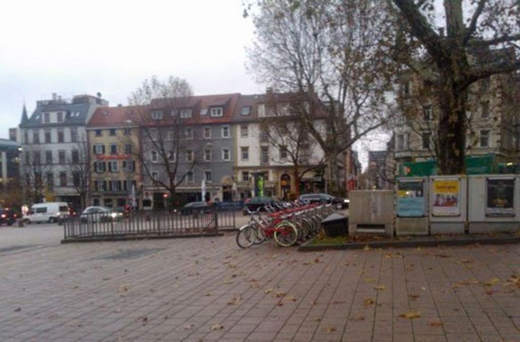 Auf dem Wilhelmsplatz kann man in den Wochen bis Weihnachten die passende Fichte oder Tanne in Ruhe auswählen.