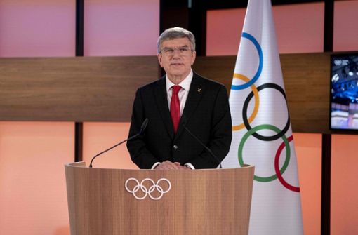 Thomas Bach bleibt Präsident des Internationalen Olympischen Komitees. Foto: AFP/GREG MARTIN