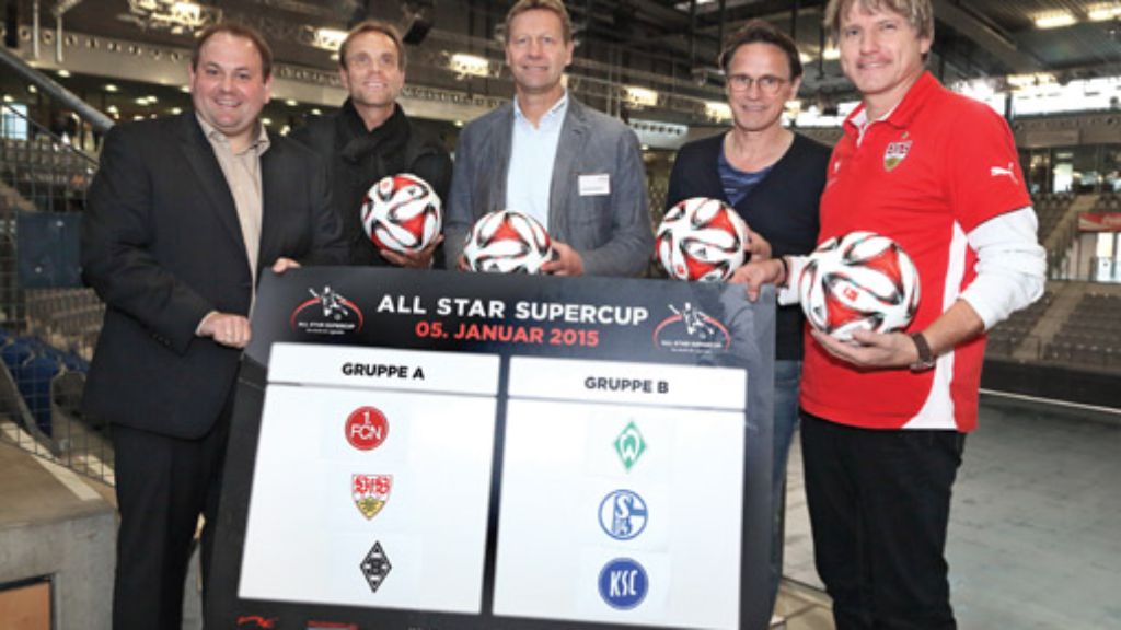 All Star Supercup-Hallenturnier: Fußball-Legenden geben sich in Stuttgart die Ehre