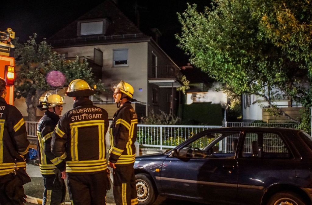 Die Feuerwehr rückte am Montagabend zu dem Einsatz in Stuttgart-Vaihingen aus.