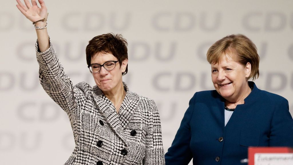 AKK zur neuen CDU-Chefin gewählt: Ein Stabwechsel unter Tränen