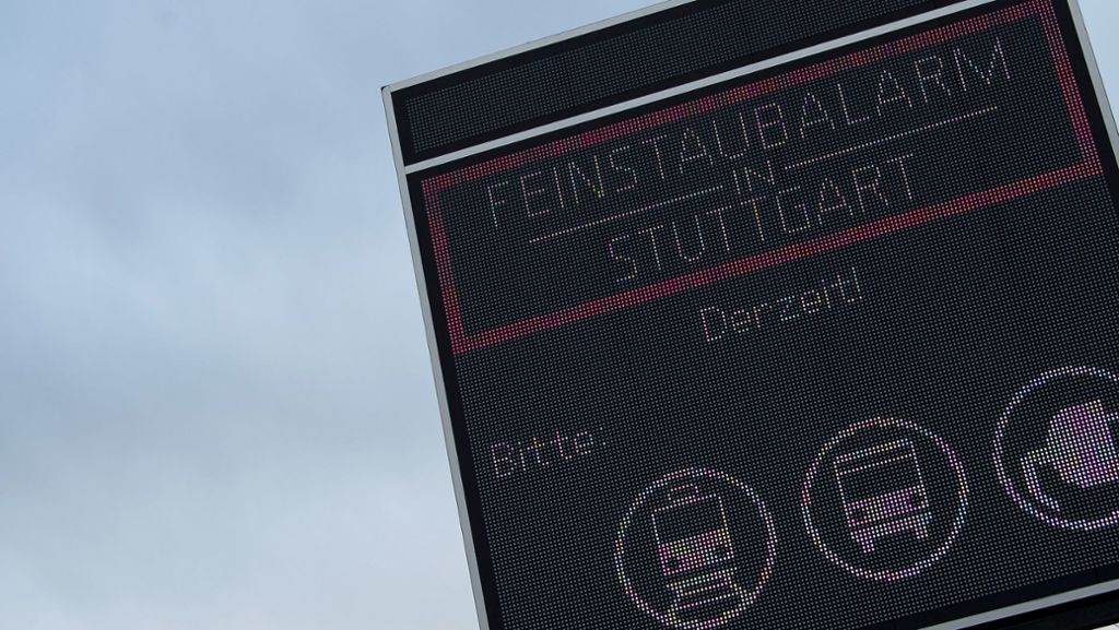Stuttgart: Feinstaubalarm endet am Montag