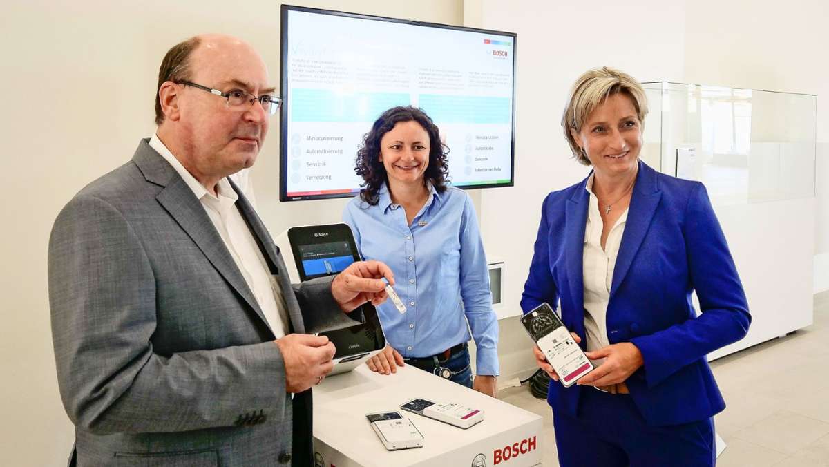KI-Forschung bei Bosch in Renningen: Für einen Corona-Test beim eigenen Hausarzt