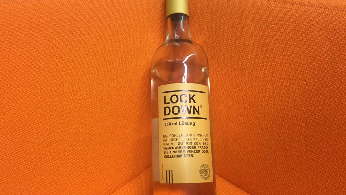 Das Stuttgarter Wein-Quartett: Der Lockdown aus der Flasche: #Fuck you Covid