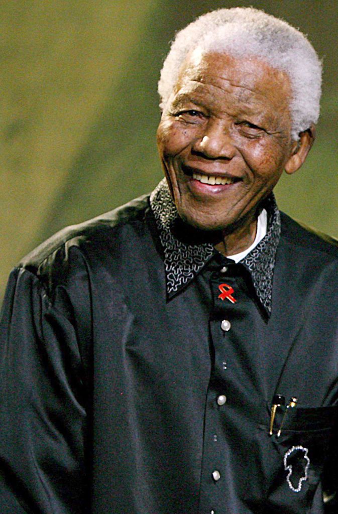 Der frühere Präsident von Südafrika, Nelson Mandela.