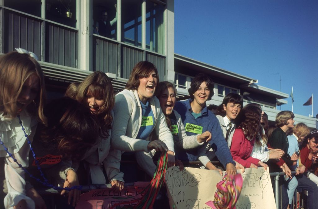 Die Monkees wurden ein weltweites Phänomen: Fans 1968 in Melbourne, Australien.