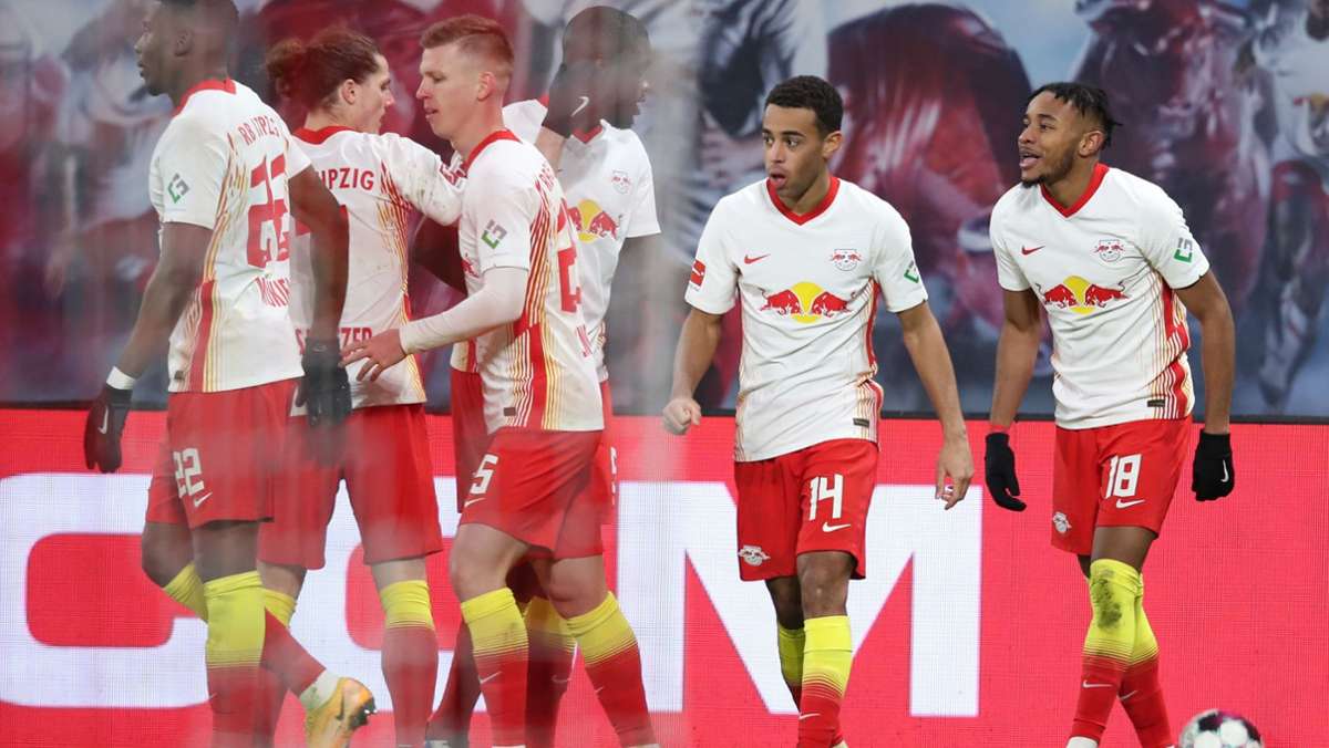  Ein Funken Hoffnung bleibt noch. Leipzig gewinnt das Spitzenspiel gegen Leverkusen und verliert Spitzenreiter München immerhin nicht ganz aus den Augen. 