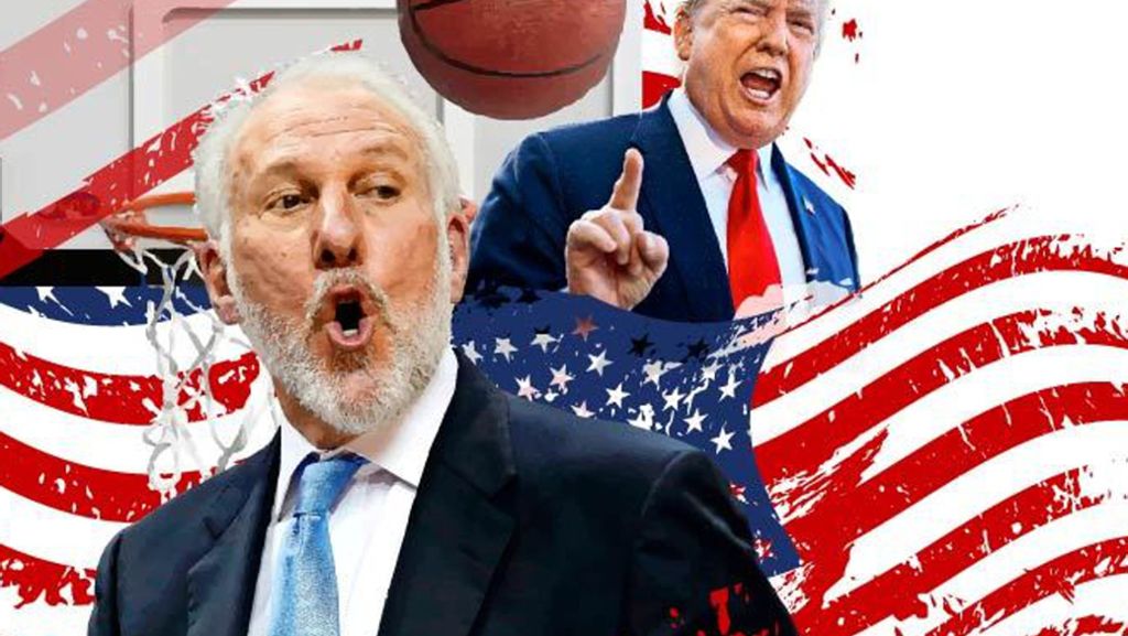 Basketball-Nationaltrainer Gregg Popovich: Das ist der größte Gegner von Donald Trump im US-Sport