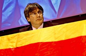 Carles Puigdemont wirbt in Sindelfingen für katalanische Unabhängigkeit