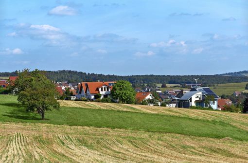 Das Neubaugebiet „Am Graben“ südlich des Teilorts Weissach wird nun vorerst nicht weiterentwickelt.Foto: Jürgen Bach Foto:  