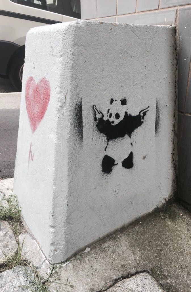 ...wo man des öfteren glaubt, eine echten Banksy entdeckt zu haben.