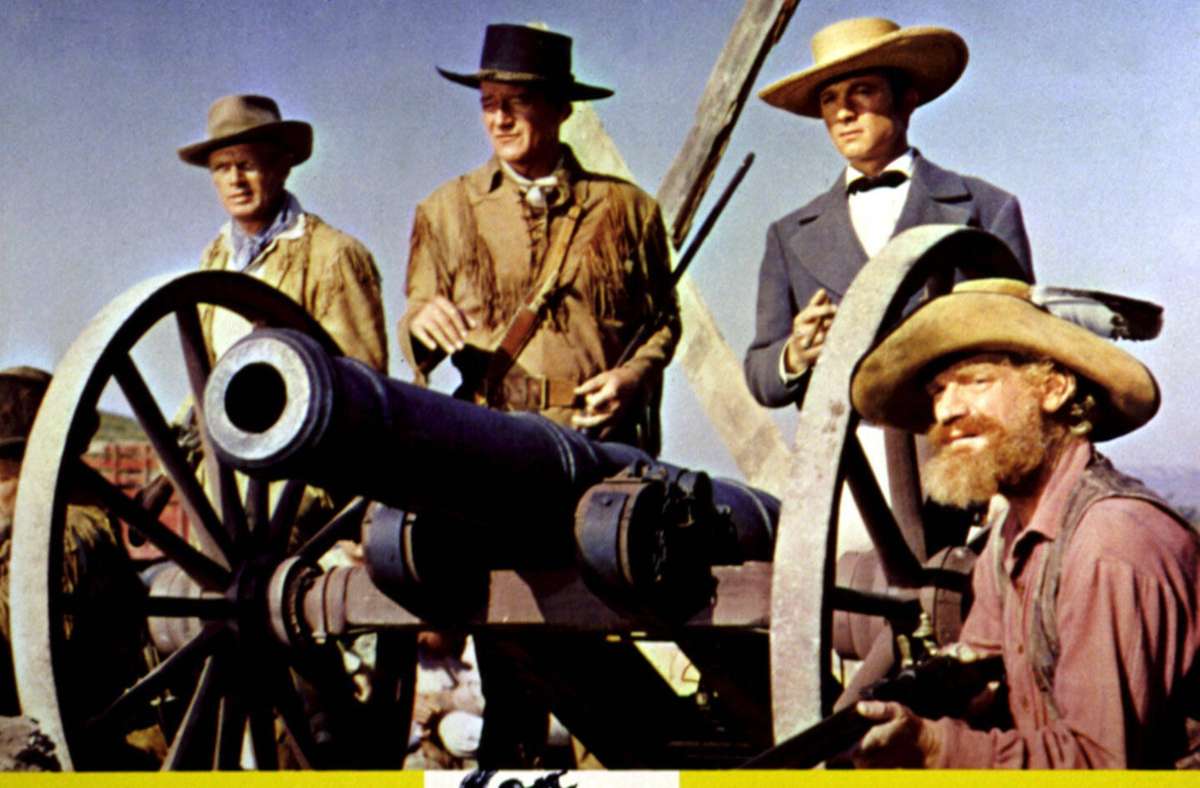 Die Filmvariante einer Alamo-Kanone