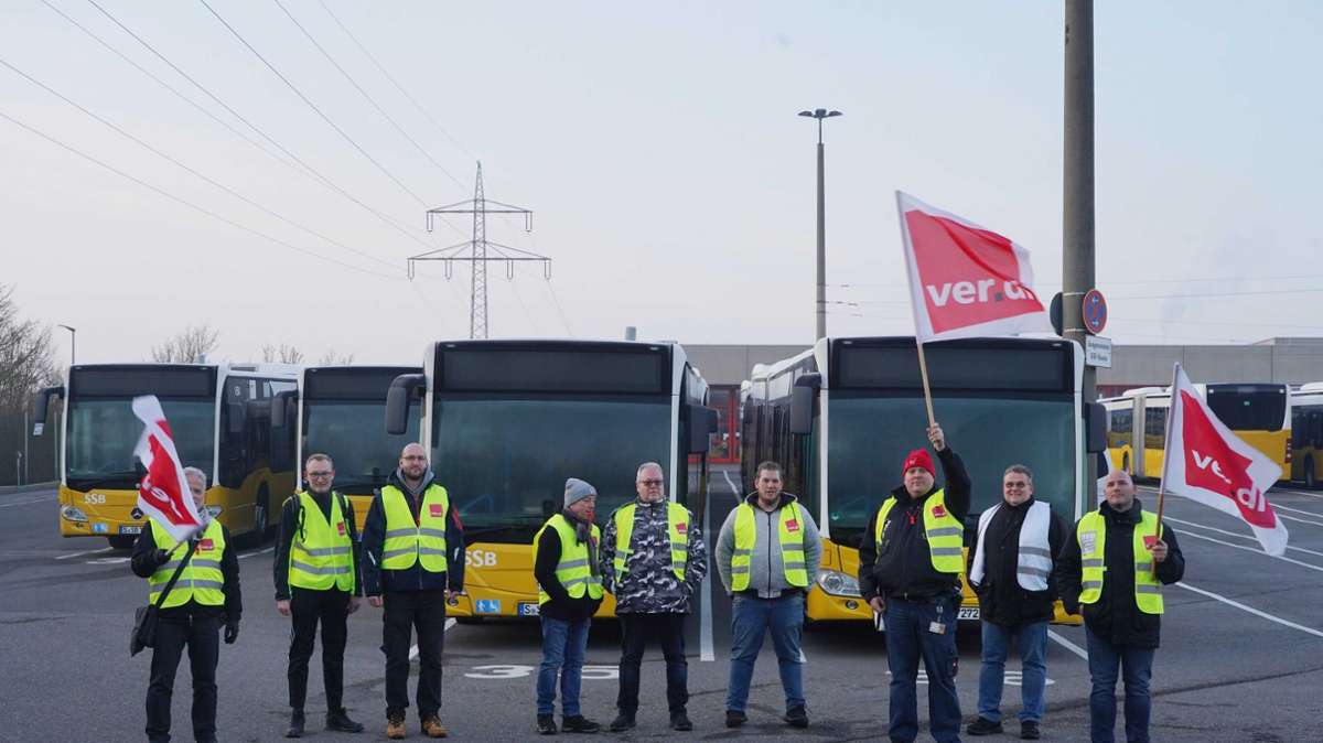SSB-Mitarbeiter bestreiken am Donnerstag und Freitag sowohl Busse als auch Stadtbahnen.
