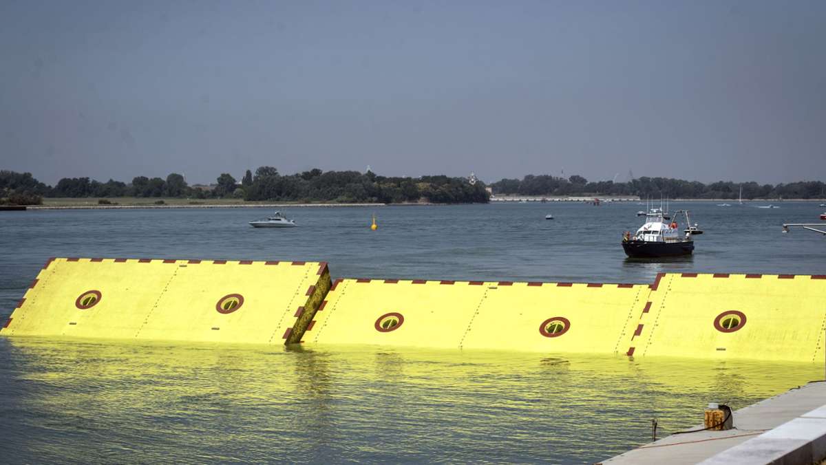 Venedigs Barriere gegen Hochwasser: „Mose“ soll Venedig vor den Fluten bewahren