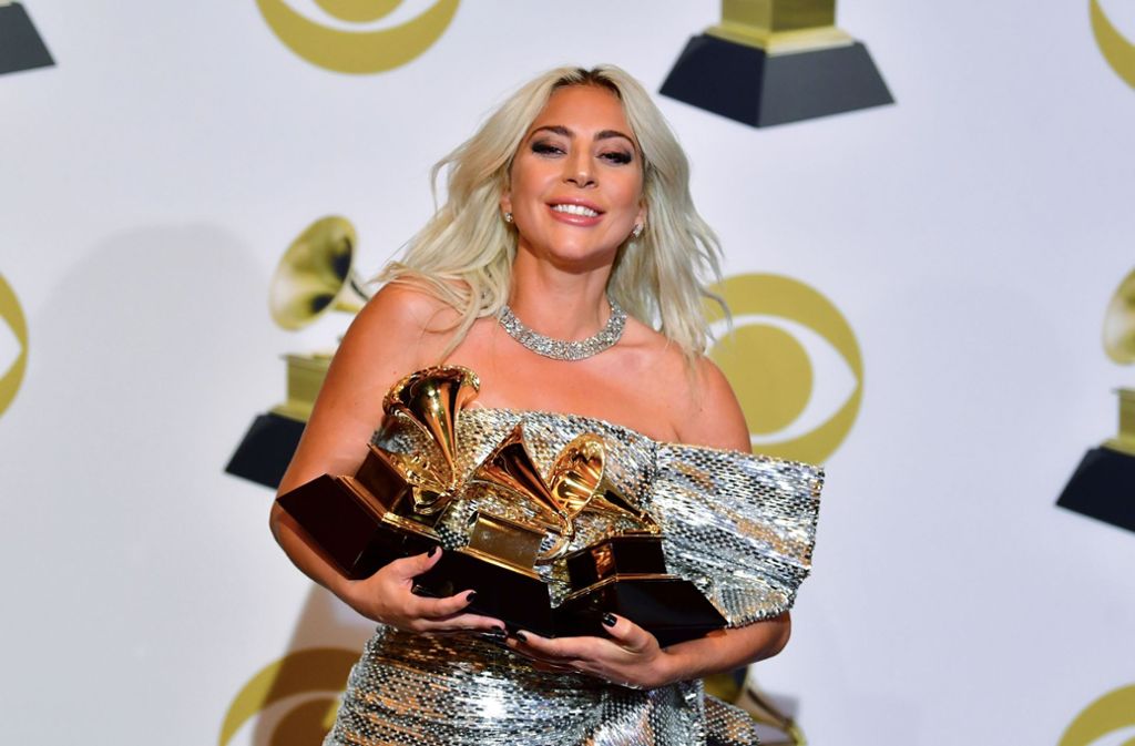 Mehr Grammys als Arme, um sie festzuhalten: Lady Gaga. Foto: AFP