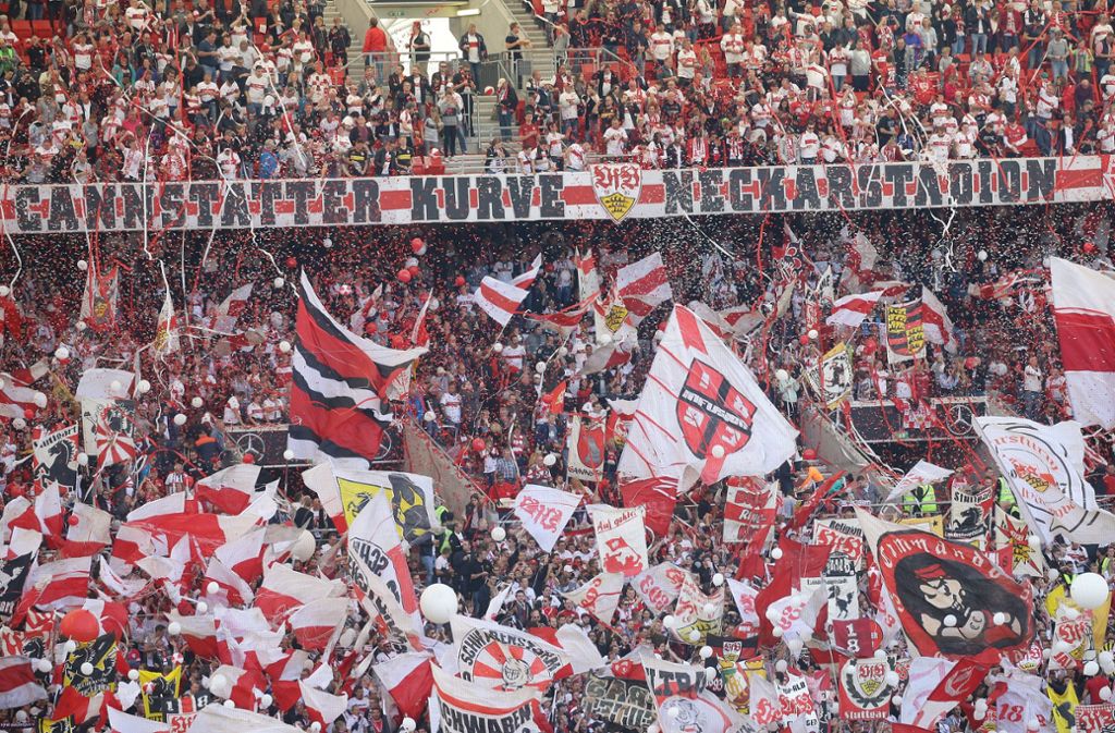Platz 5 – VfB Stuttgart: 66 500 Weiß-Rote Mitglieder fiebern mit dem VfB, dabei kann sich die Zuwachsrate von 17 Prozent durchaus sehen lassen.