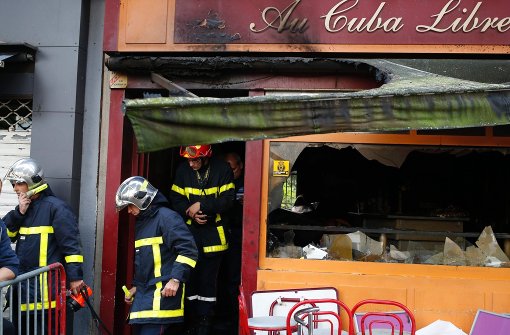 In der Bar Cuba Libre im Norden Frankreichs hat es gebrannt. Foto: AFP