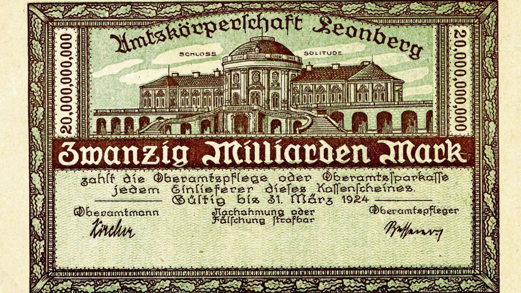 Inflation 1923: Als der Tagelöhner ein Milliardär war