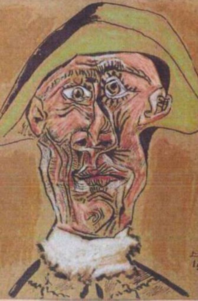 „Tête dArlequin“ (1971) von Pablo Picasso