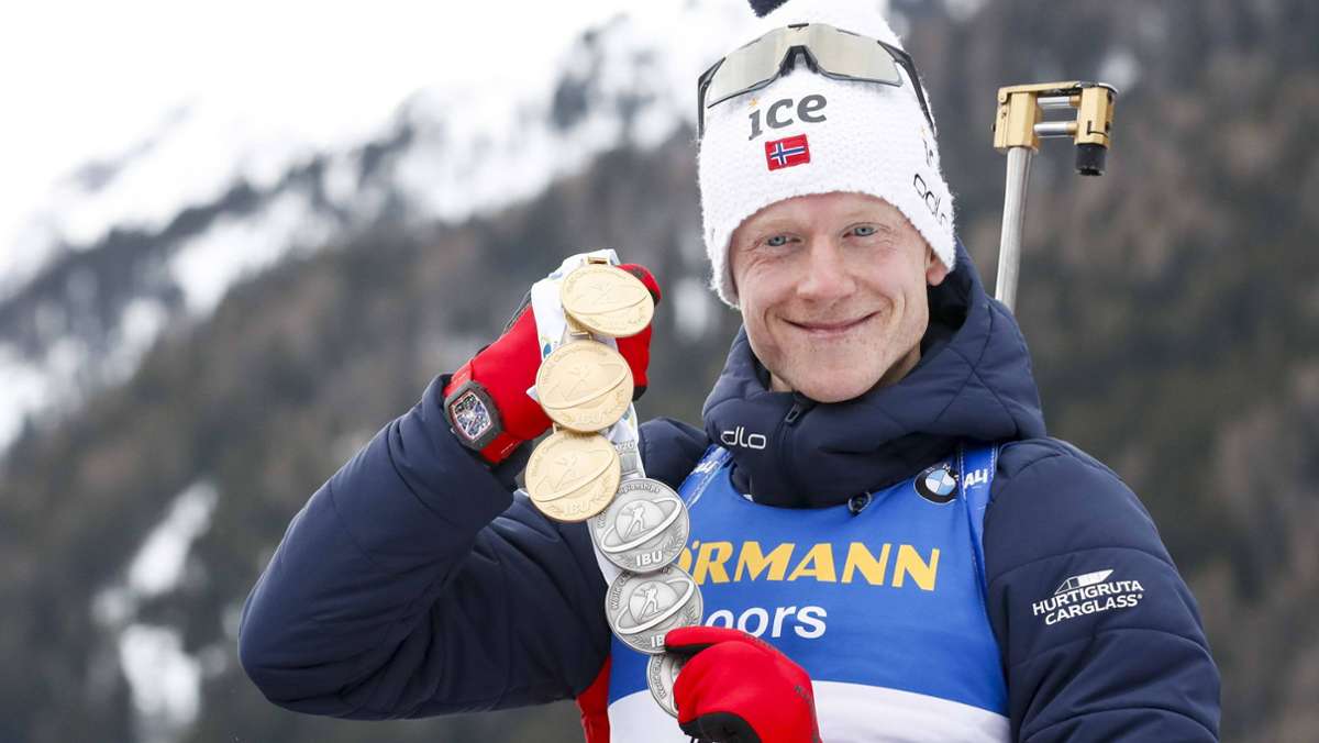 Der Biathlon-Star sucht seine Form: Bö und die  Last des Vaterseins