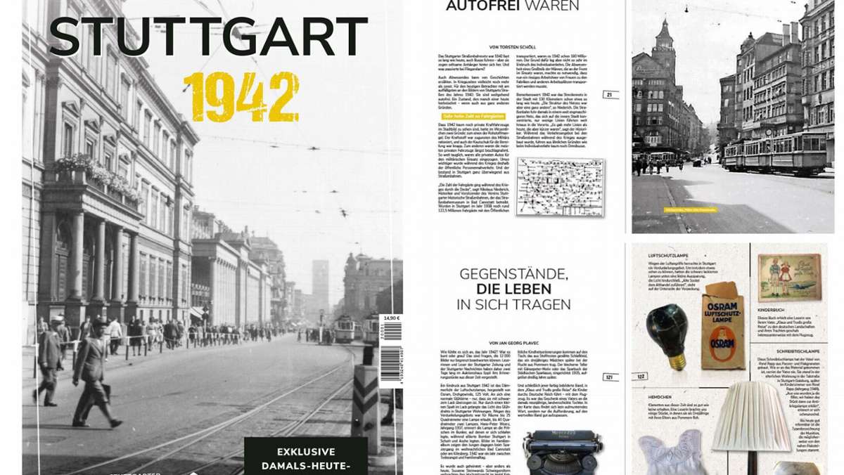  Am Samstag erscheint das zweite „Stuttgart 1942“-Magazin mit vielen bislang unveröffentlichten Bildern und ganz neu bearbeiteten Beiträgen. Wir zeigen, was alles drinsteckt. 