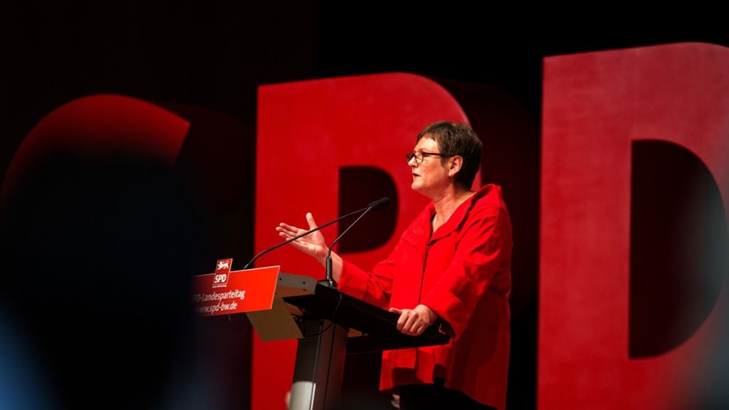 Designierte SPD-Chefin: Breymaier wirbt mit flammender Rede für sich