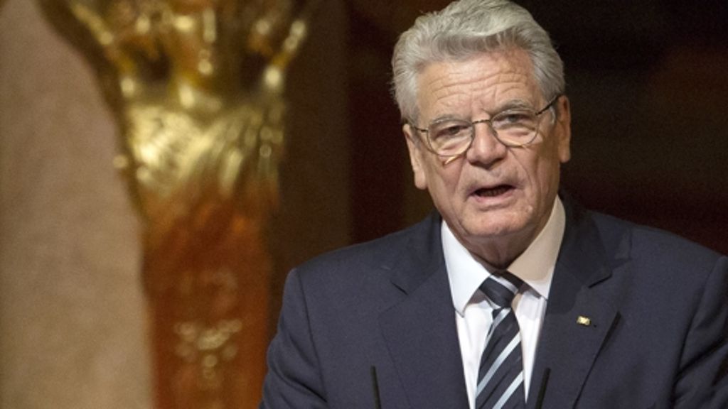 „Völkermord“-Aussage: Gauck  löst Streit mit Ankara aus