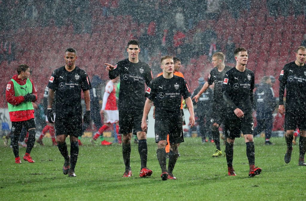Der VfB stand in Mainz nicht nur sprichwörtlich im Regen.