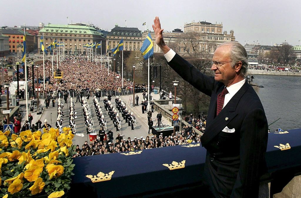 König Carl XVI Gustaf von Schweden wird am 30. April 70 Jahre alt.