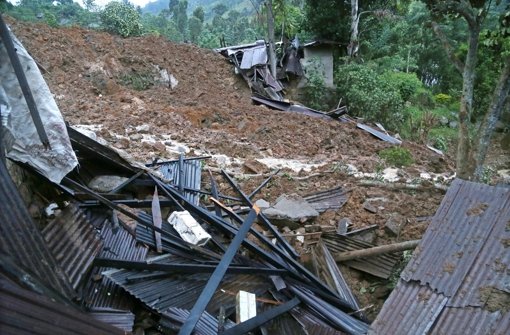 In Sri Lanka ist es zu einem schweren Erdrutsch gekommen, bei dem wohl etliche Menschen ihr Leben lassen mussten. Foto: dpa