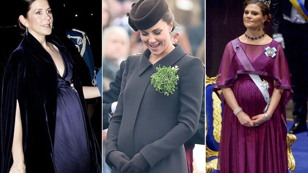 Schwangere Royals: Prinzessinnen mit Babybauch