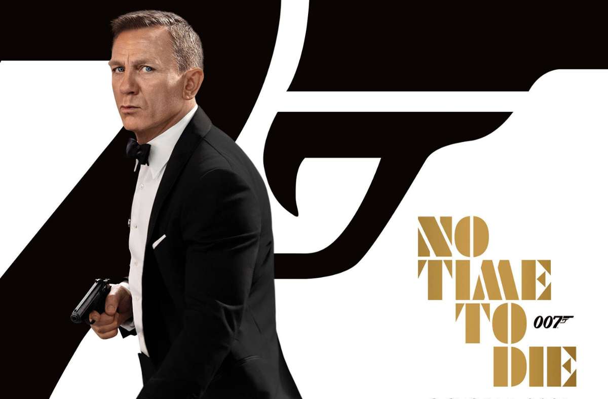 Das Filmplakat des lange erwarteten Bond-Film „No Time to die – keine Zeit zu sterben“ Foto: imago images/ZUMA Press