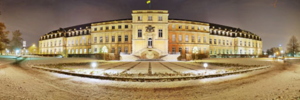 Stuttgart bei Nacht: Das Neue Schloss