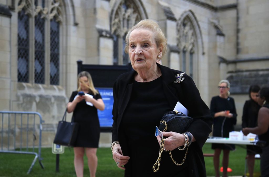 Madeleine Albright, ehemalige US-Außenministerin – die erste Frau in diesem Amt in den USA.
