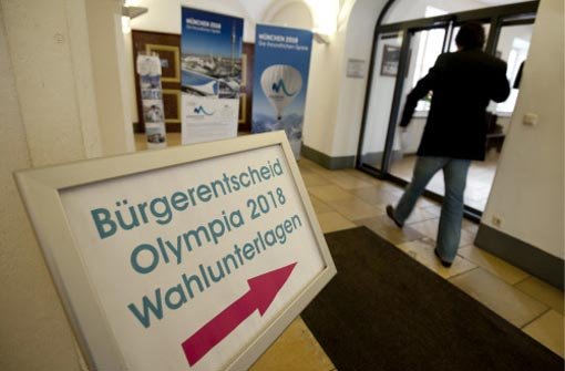 Am Sonntag entscheiden 21.000 Stimmberechtigte über das Stattfinden der Olympischen Winterspiele 2018 in München. Foto: dapd