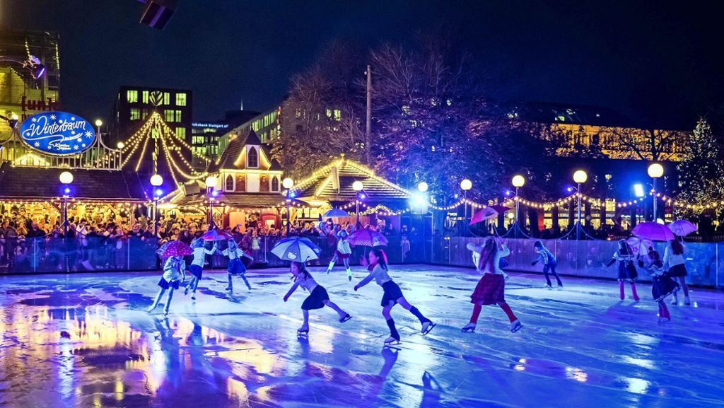 Eröffnung Wintertraum auf dem Schlossplatz: Der Anfang der Eiszeit