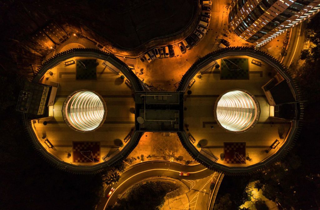 Bereits im vergangenen Jahr hatte de la Rey einige Fotos aus der Luftperspektive in Hongkong aufgenommen.