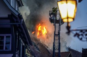 Vier Verletzte nach Brand in Esslingen
