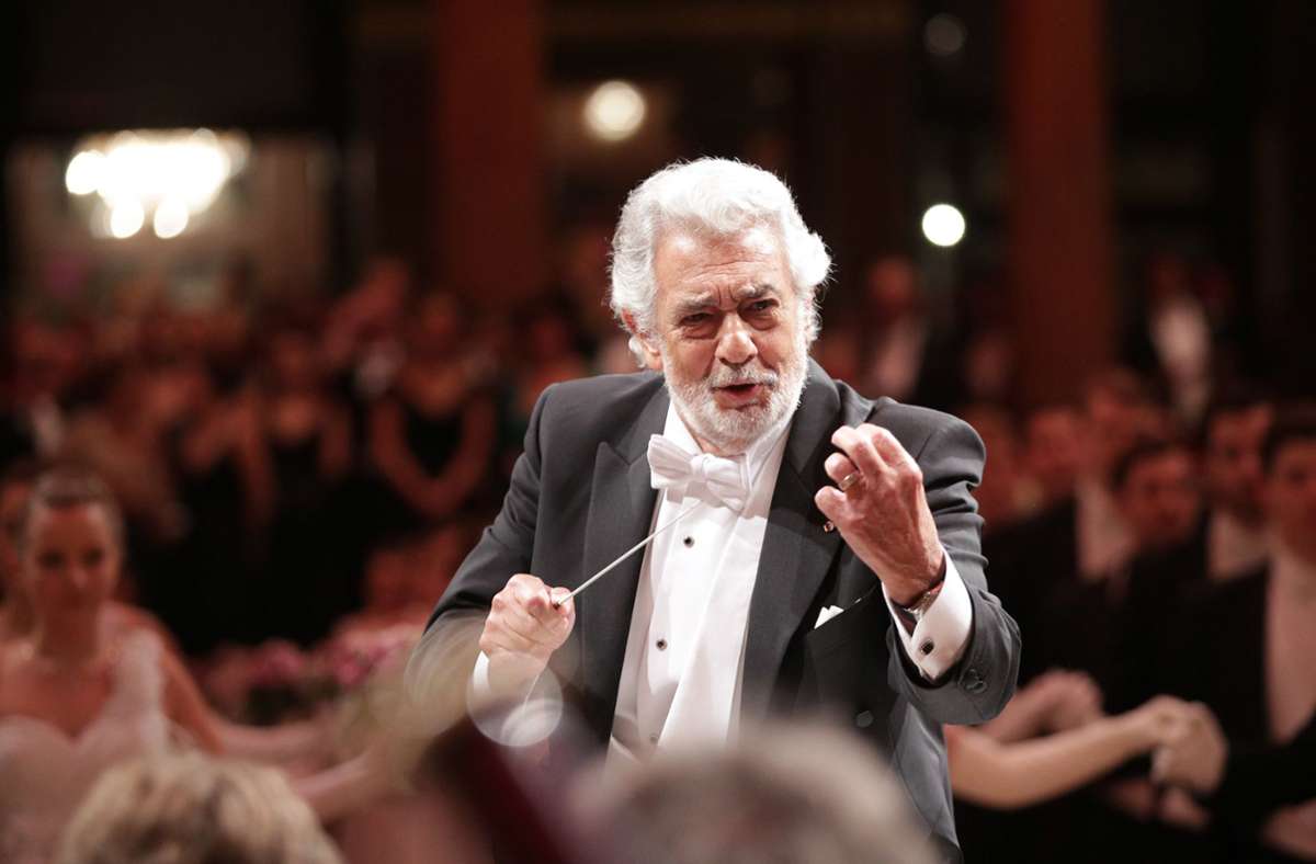 Domingo bei der Eröffnung des Balls der Wiener Philharmoniker 2018 im Wiener Musikverein