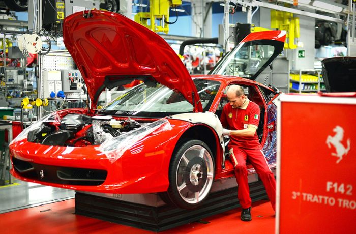 Ferrari –  ein Vorbild für Porsche