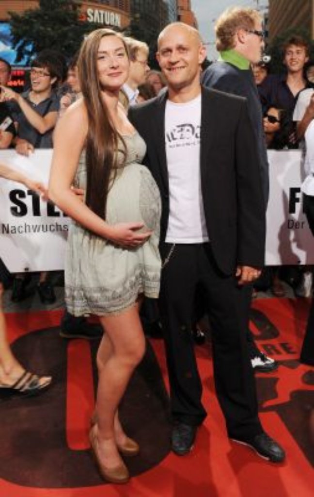 Auch sie erwarten ein Baby: Schauspieler Jürgen Vogel mit seiner schwangeren Freundin Michelle