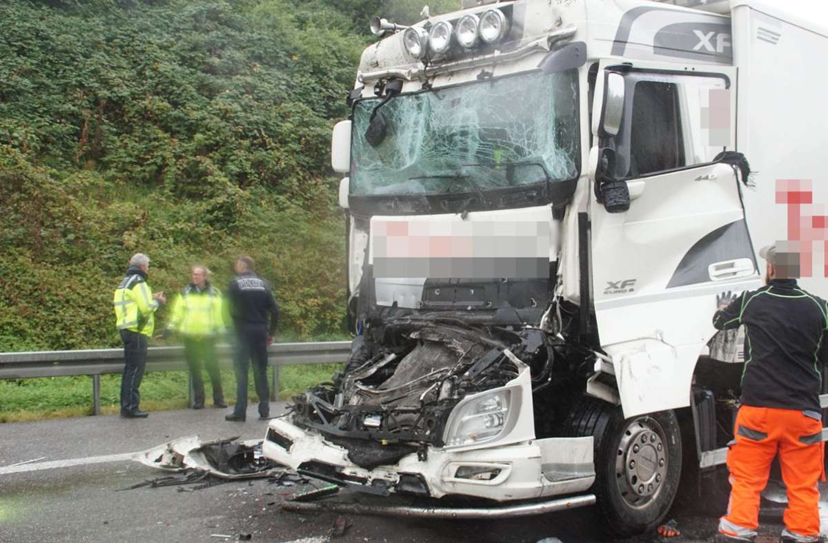 Der 59-jährige Lastwagenfahrer kam bei dem Unfall ums Leben.