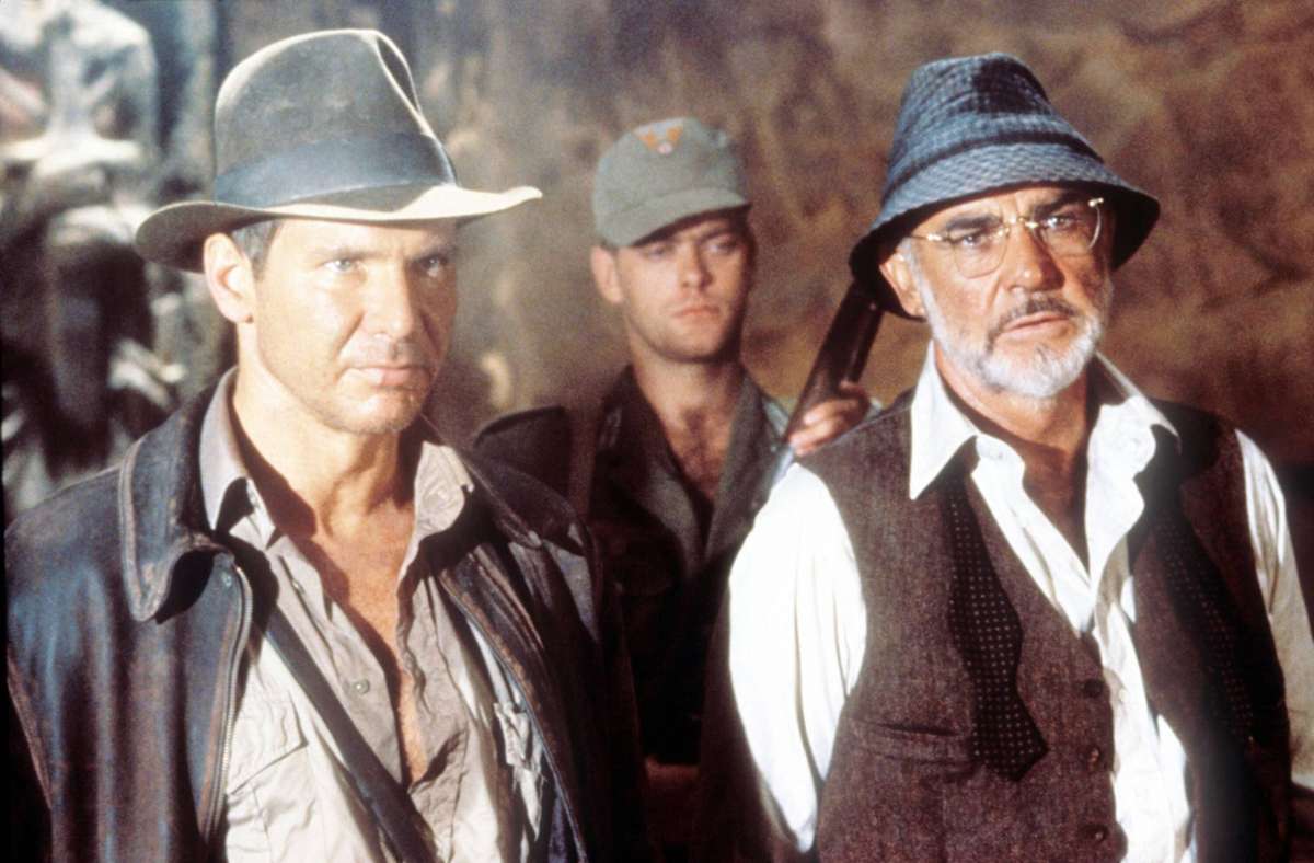„Indiana Jones und Der letzte Kreuzzug“ (Steven Spielberg, 1989): Harrison Ford (links) und Sean Connery