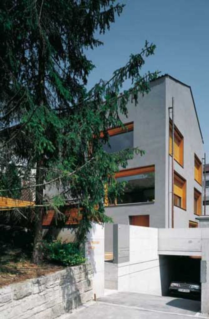Wohnhaus Burgunderstraße, Weinstadt-Beutelsbach, Architekten: Wolfgang Roth Architekten bda, Bauherr: Jürgen Schäfer