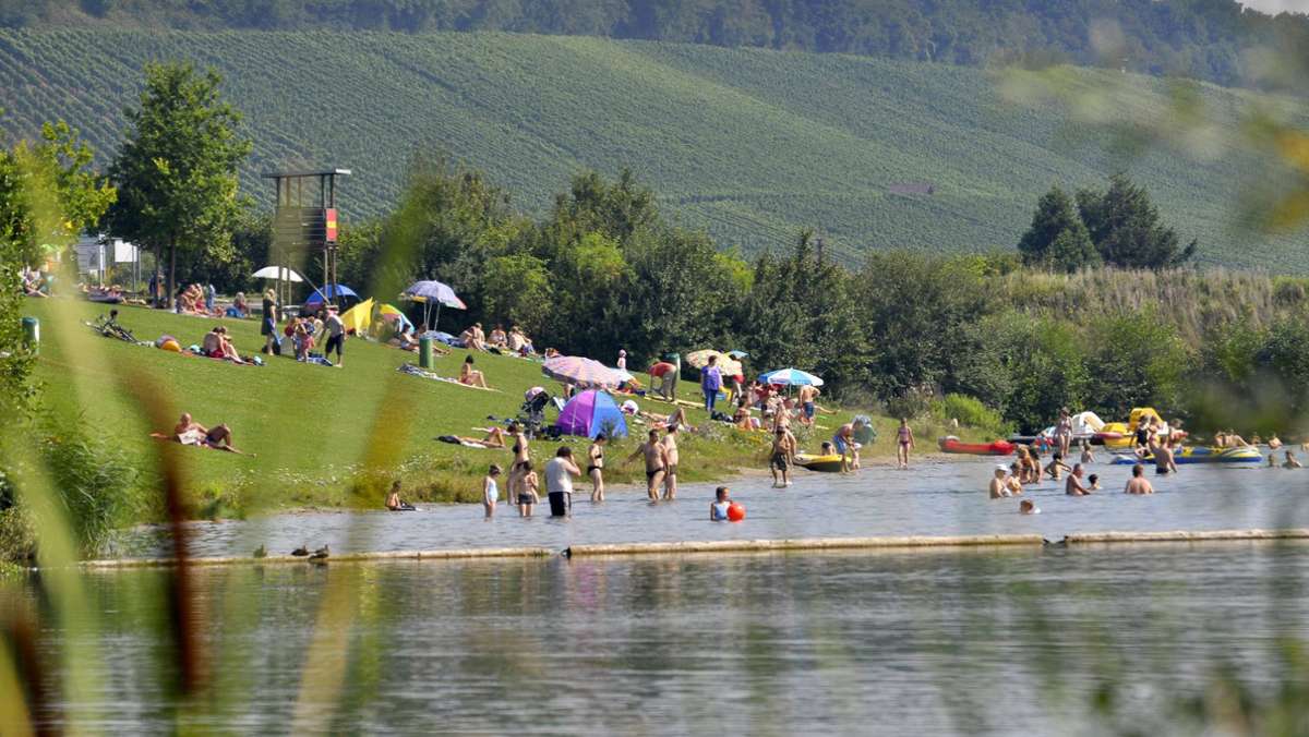 Badeverbot in der Ehmetsklinge: Fäkalien im Wasser –  beliebter Badesee in Zaberfeld gesperrt